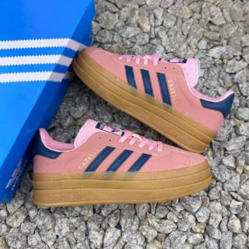 Adidas Gazelle Bold “pulse mint pink” sneakers